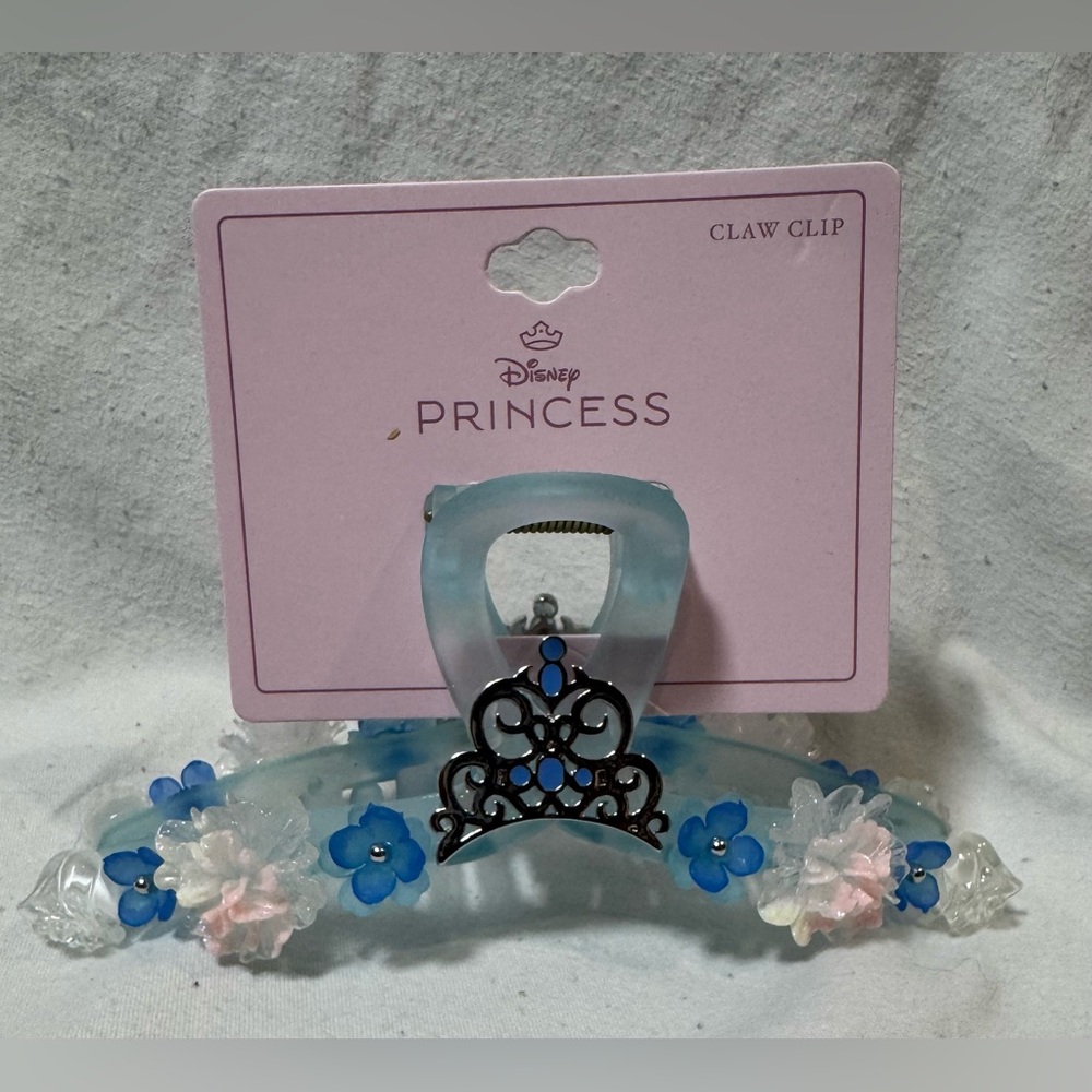 NWT Bioworld Disney Princess Cinderella floral hair Claw Clip
